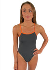ZAMBIA ONE PIECE - Carbon|Neon Orange