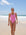 Front view of Apsley One Piece Athletic Swimsuit in Fairy Floss Pink by JAYD Swimwear