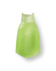 A single lime green swim fin with the brand name 'Sprint' embossed on the side, shown against a plain white background.