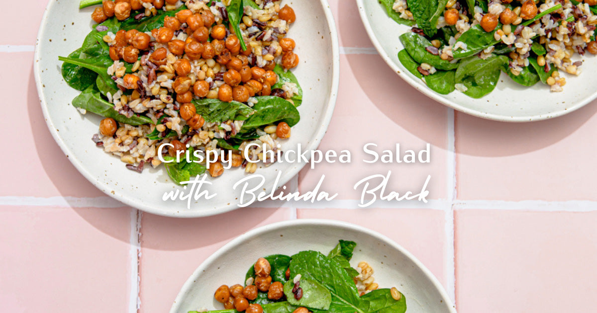 Did Someone Say Crispy Chickpea Salad for Dinner? Yes, Please! 🍽️