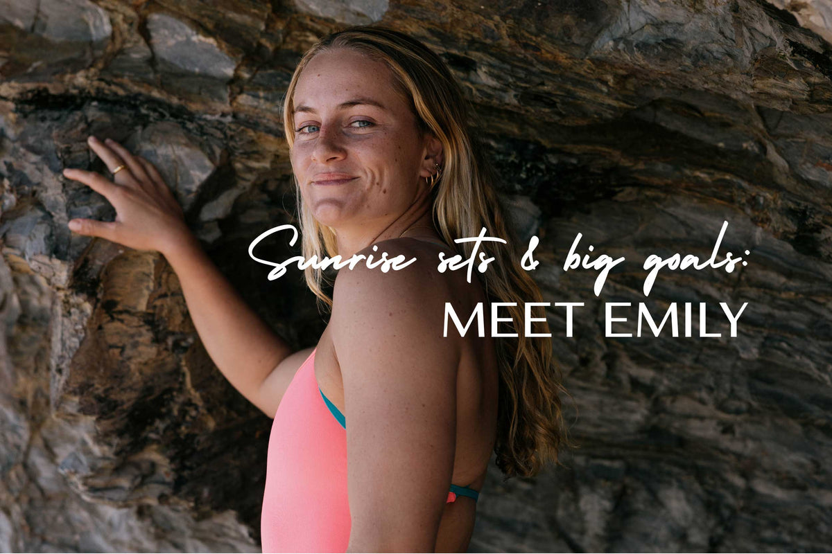 JAYD Swimwear Ambassador Emily Doyle, Surf Ironwoman based on the Gold Coast.