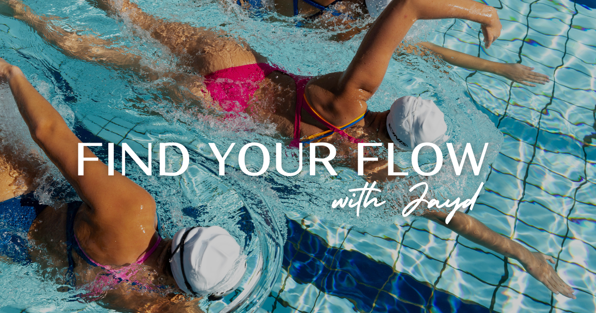 JAYD Swimwear, Blog article, find your flow header.