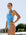 Athlete Molly wearing the Alip one piece in Breeze blue.