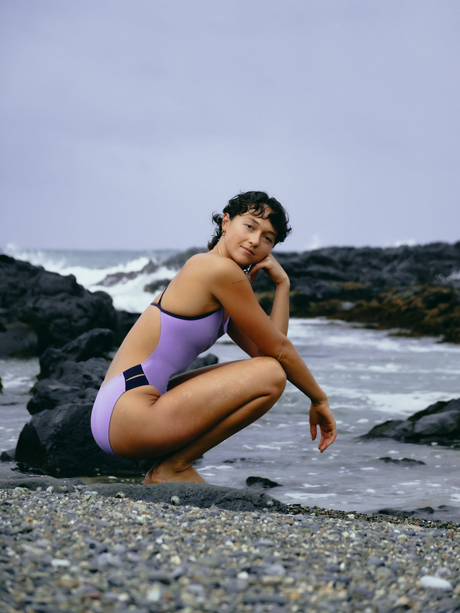 アリエル　シェリースキン IBIZA ONE PIECE - Lilac Haze|Acai – JAYD Swimwear