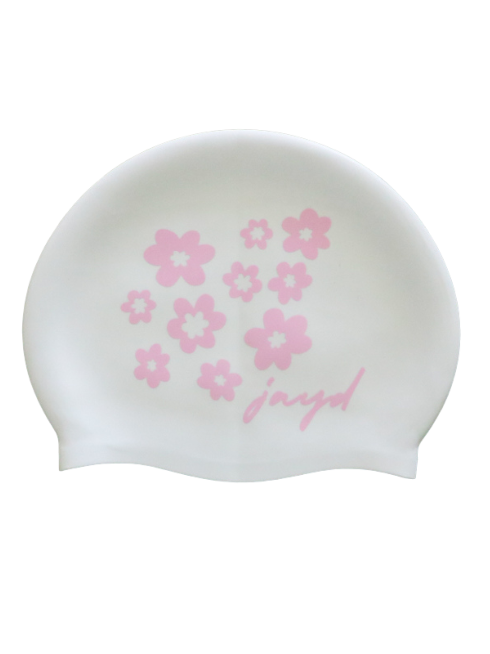 Double sided flower pattern swim cap by JAYD Swimwear