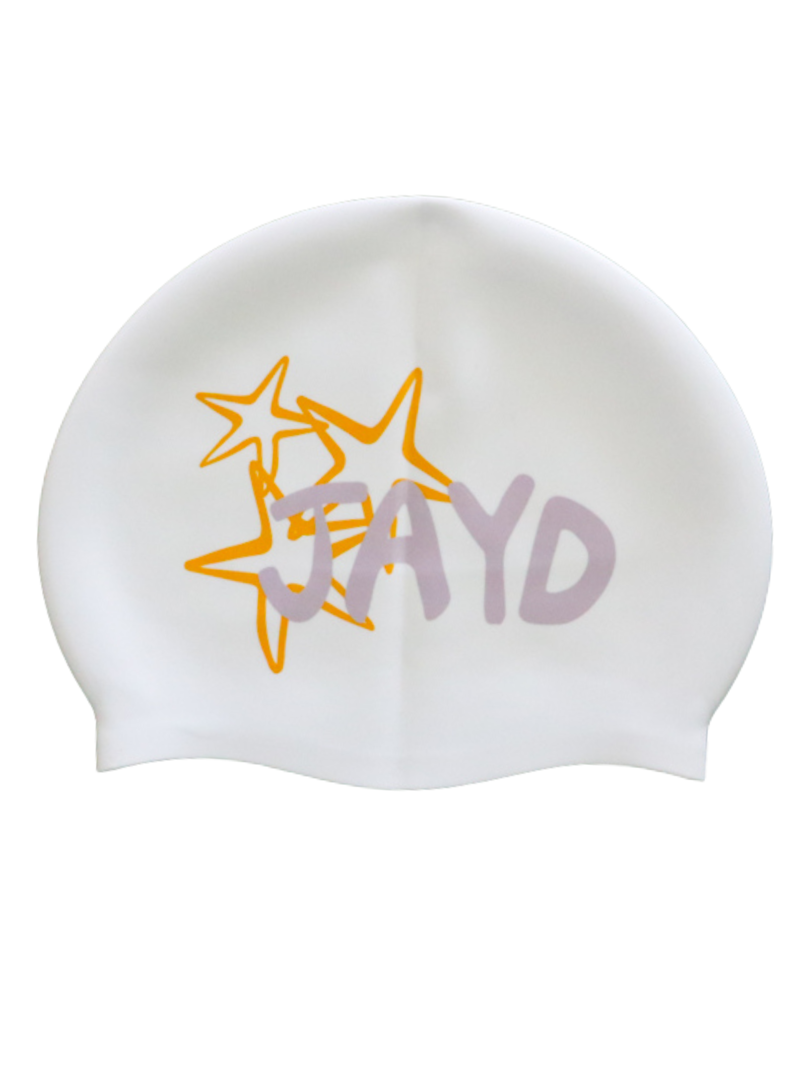 Double-sided star swim cap by JAYD Swimwear
