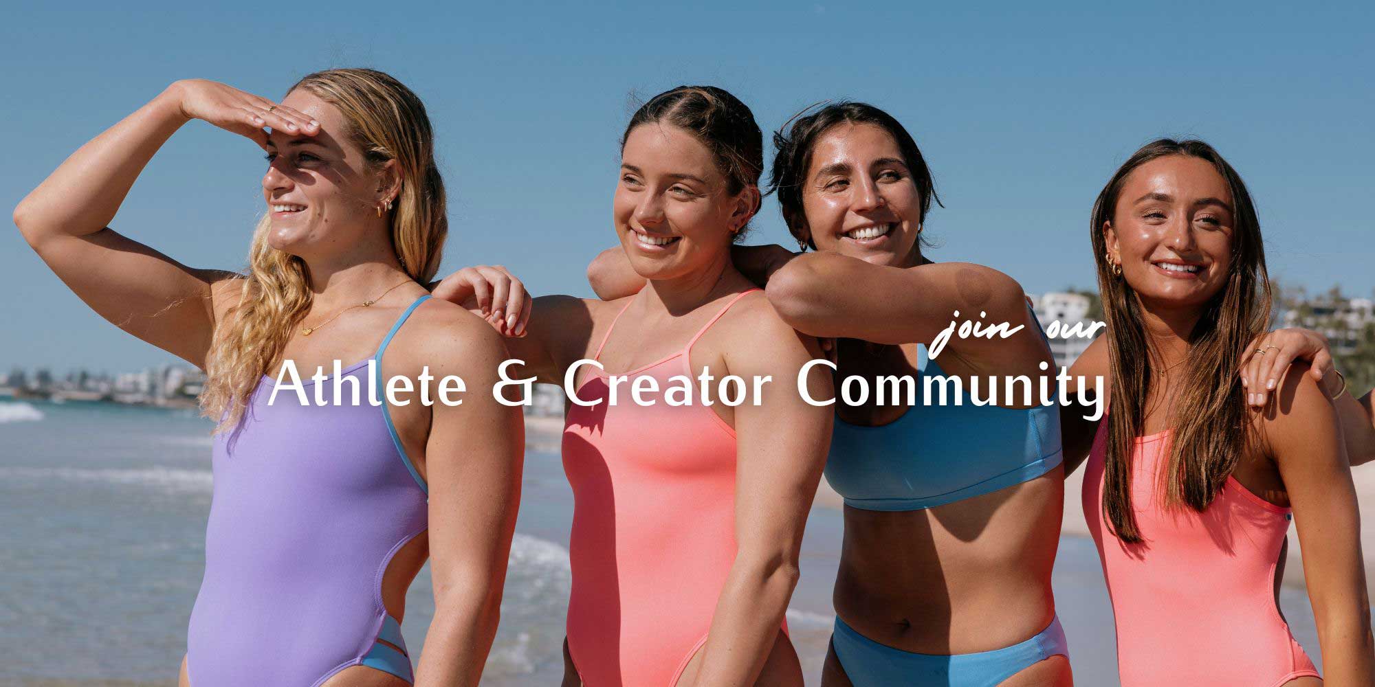 JAYD Swimwear offer both athlete and creator communities, there is truely something for everyone
