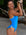 JAYD Swimwear designed a stylish contrasting one piece called Zambia. This fixed back piece has the body colour Cancun with contrasting Mykonos blue straps. Built for performance from chlorine resistant material.