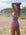 Side view of Zambia One Piece Athletic Swimsuit in Lilac by JAYD Swimwear