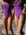 two JAYD swimwear athletes wearing the Tallow full coverage one piece in the colour Murasaki. These swimsuits are chlorine resistant