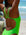 Side view of athletic swimsuit Finley One Piece in Splice Green by JAYD Swimwear