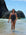 Front view of Tallow One Piece Athletic Swimsuit in Carbon by JAYD Swimwear