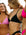 Side view of JAYD Swimwear athletic training bikini top, Triangle, in Black.