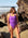 Athlete Lucy wears the fixed-back Finley one piece by JAYD Swimwear in the colour Murasaki. this piece is built for performance.