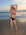 Back view of seamless, athletic, cheeky coverage JAYD Swimwear Minnie bikini bottoms in Black.