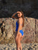Tallow One Piece Athletic Swim Suit in Cobalt Blue by JAYD Swimwear