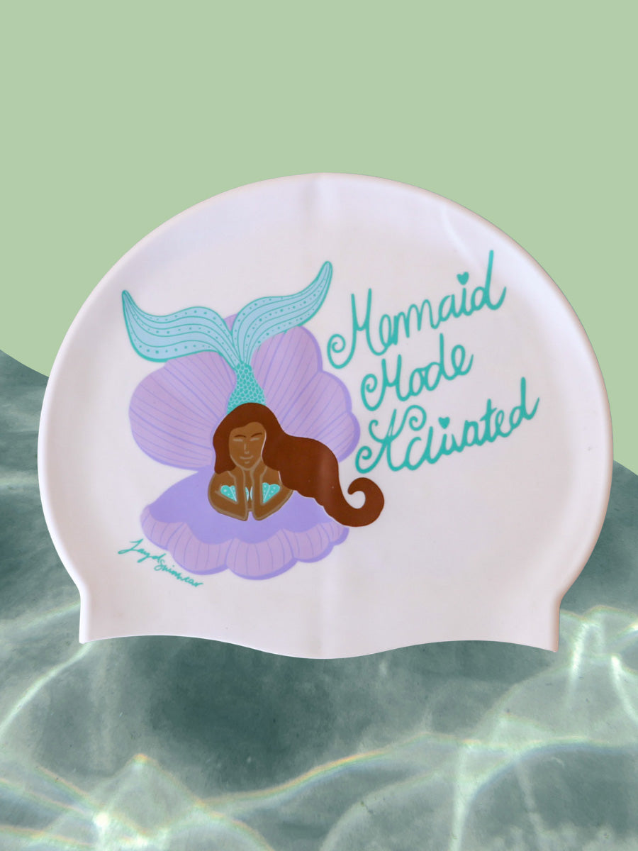 JAYD Swimwear limited edition swim cap mermaid mode