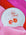 White JAYD swim cap on a pink background with cherry disco balls and text 'Mon Cheri'.