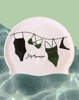 JAYD Swimwear limited edition swim cap salty days front