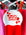 White swim cap with red JAYD Swimwear text and floating strawberries.