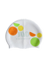 Squeeze some fun into your next swim session with this vibrant, zesty double sided JAYD Swim Cap, complete with orange, green and yellow citrus segments.