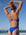 JAYD Swimwear Zimmy one piece athletic swimsuit in Cobalt Blue.