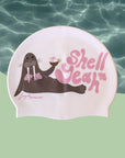 JAYD Swimwear limited edition swim cap shell yeah back
