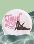 JAYD Swimwear limited edition swim cap shell yeah front